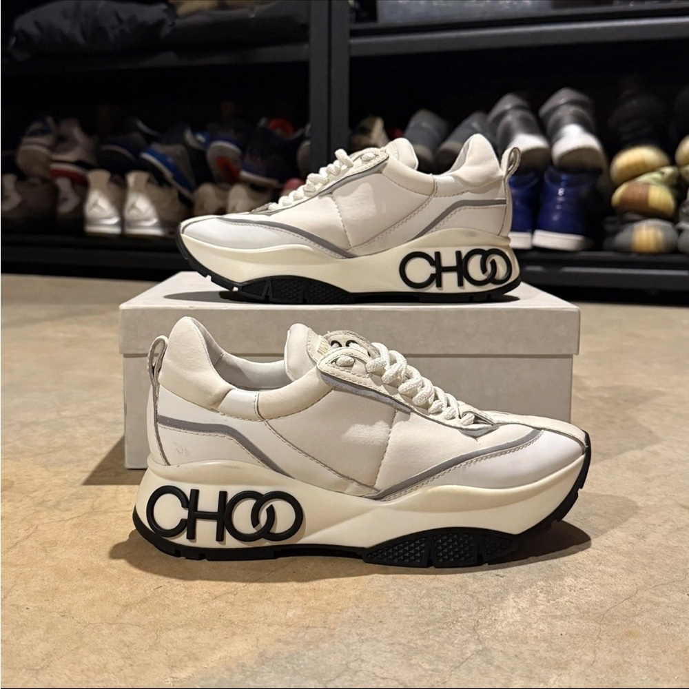 Jimmy Choo White Sneakers